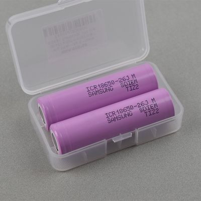 (01 Viên) Pin Sạc Samsung 18650 - Icr18650-26Jm (2600 Mah - 3.7V - Màu Tím Hồng)