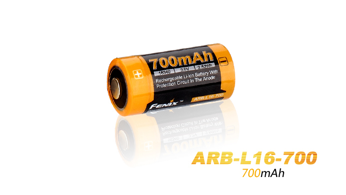 (01 viên) Pin sạc Fenix 16340 - ARB-L16-700 - 700 mAh