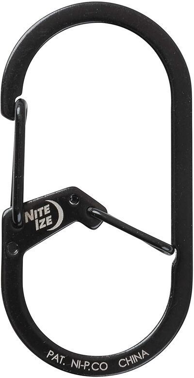 Nite Ize GS3-01-R6 G-Series Dual Chamber Carabiner màu đen #3