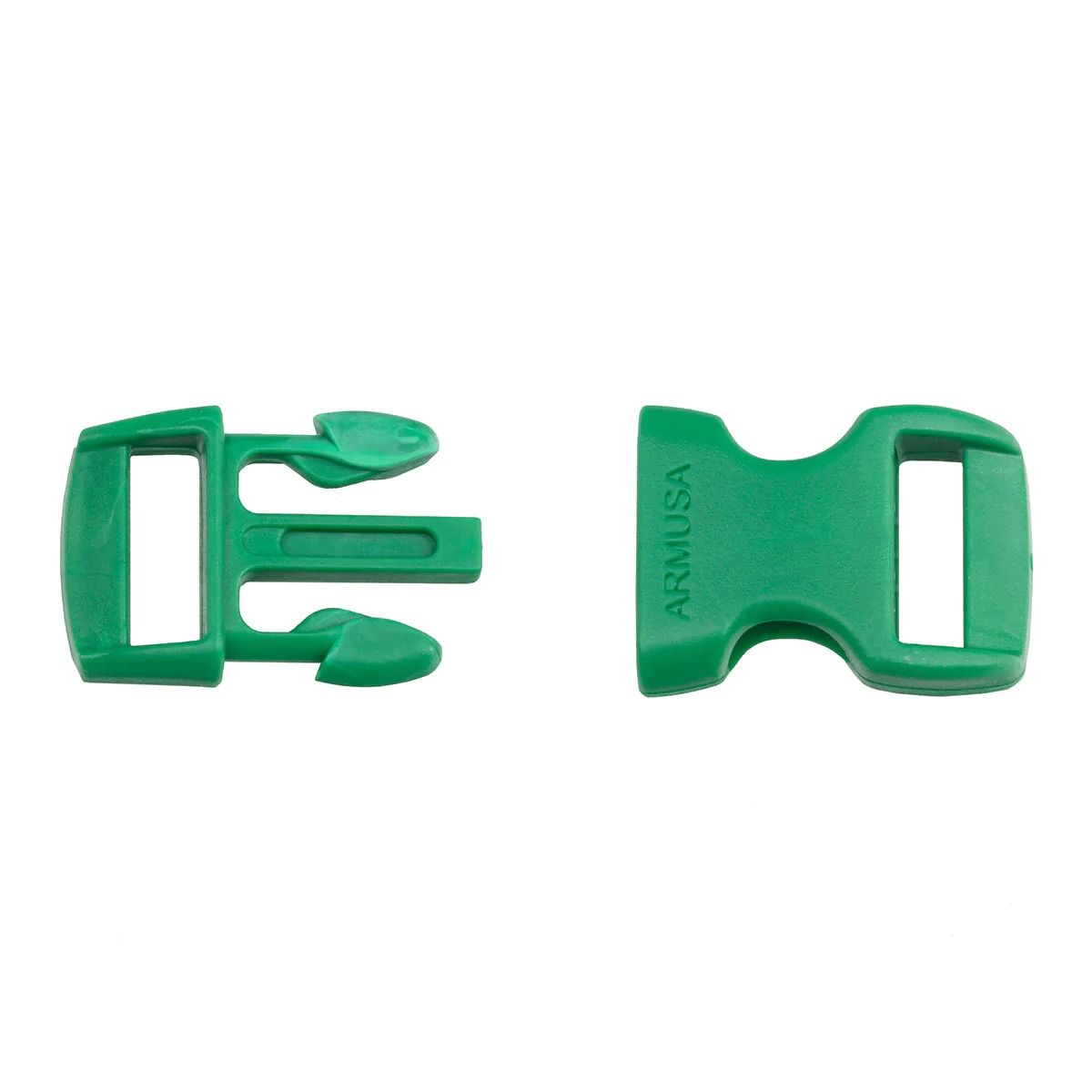 Khóa nhựa Paracord - Hình chữ nhật 2.9cm cho vòng tay (Green - Màu xanh lá cây)