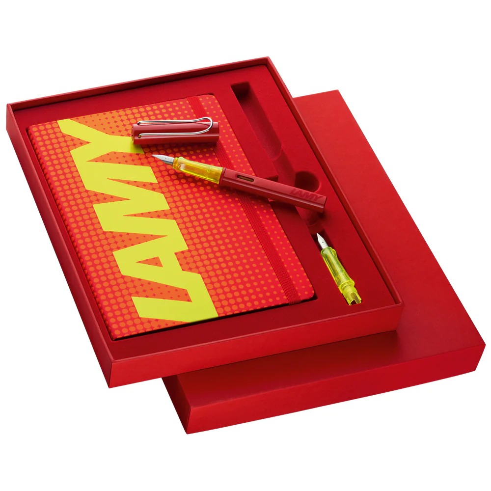 Bộ quà tặng - LAMY Al-star Glossy Red + Sổ Notebook A5 (Limited Edition 2022)