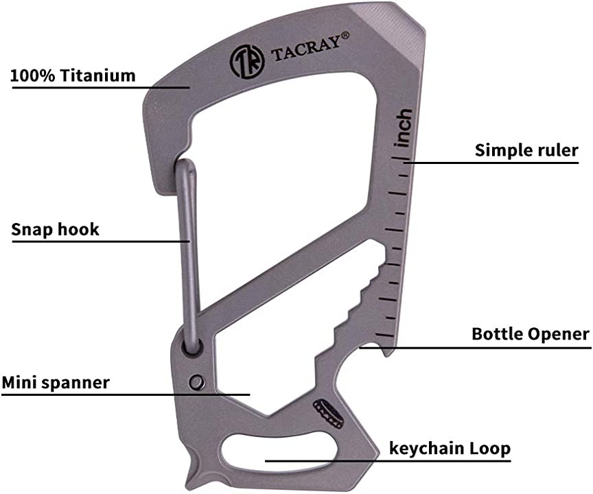 MÓC KHÓA TITANIUM ĐA NĂNG TACRAY (YSK1602)