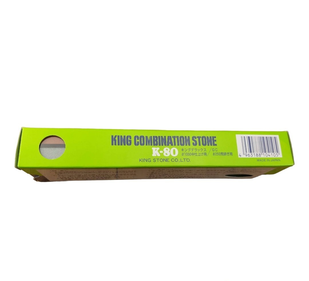 Đá mài King Japan 2 mặt Combination Stone 250/1000 Mã K-80 (205 x 50 x 25)