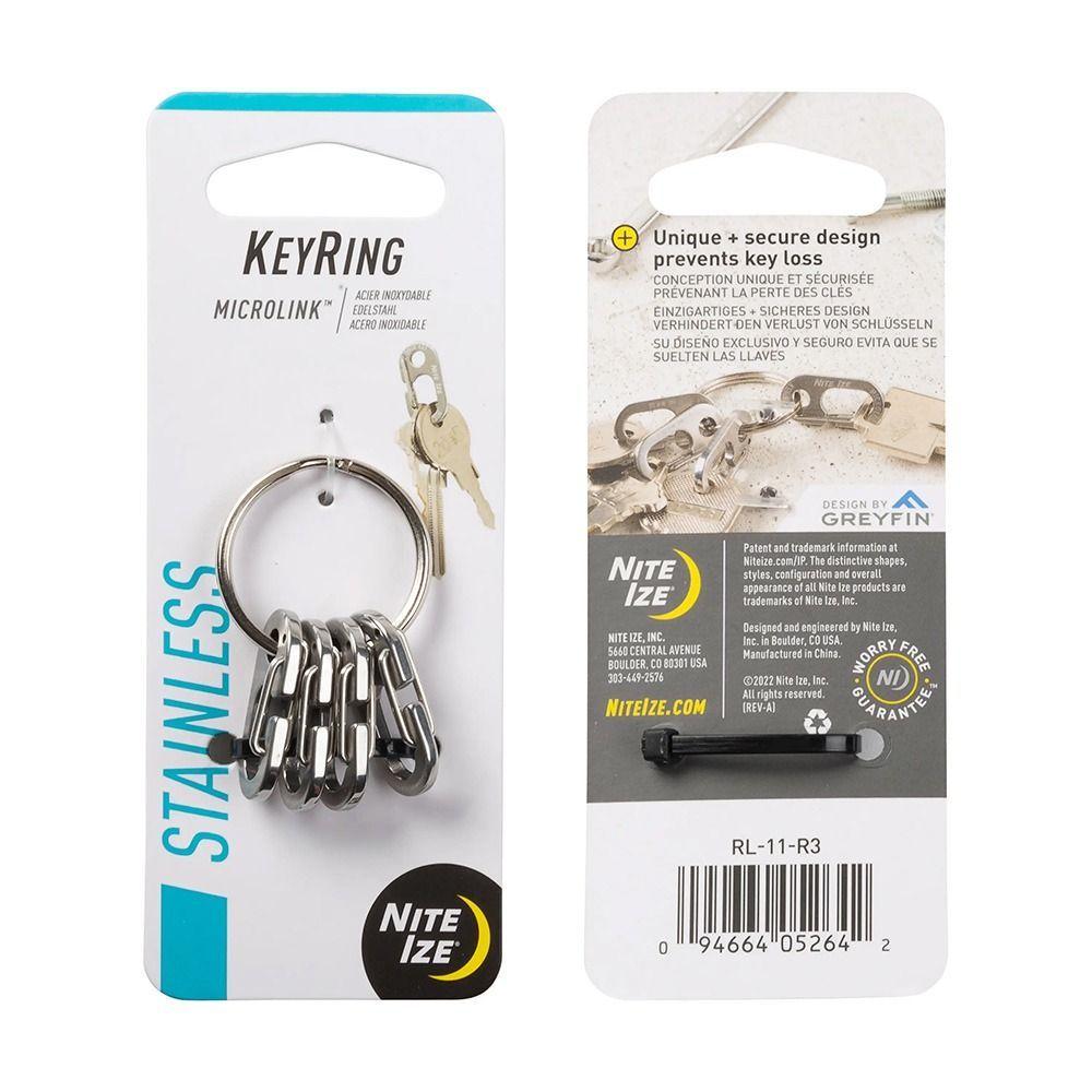 Nite Ize - Móc khóa RL-11-R3 - KeyRing MicroLink