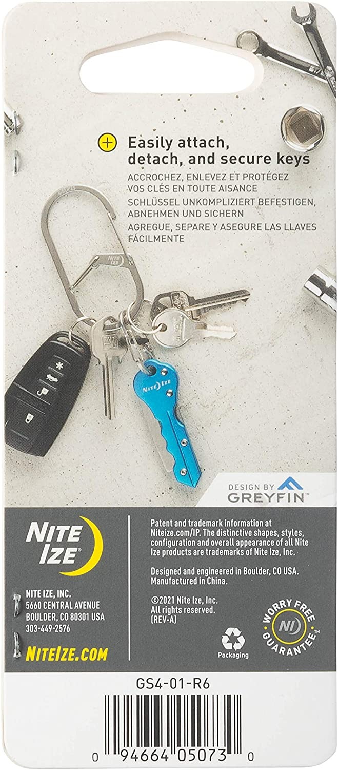 Nite Ize - GS4-01-R6 - G-Series Dual Chamber Carabiner màu đen #4