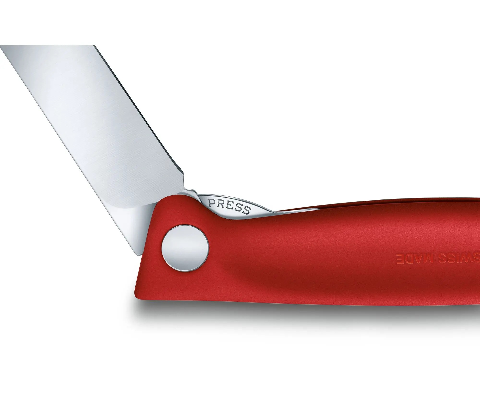 Victorinox - Dao bếp Swiss Classic Foldable Paring Knife màu Đỏ (Lưỡi thẳng, 11cm)