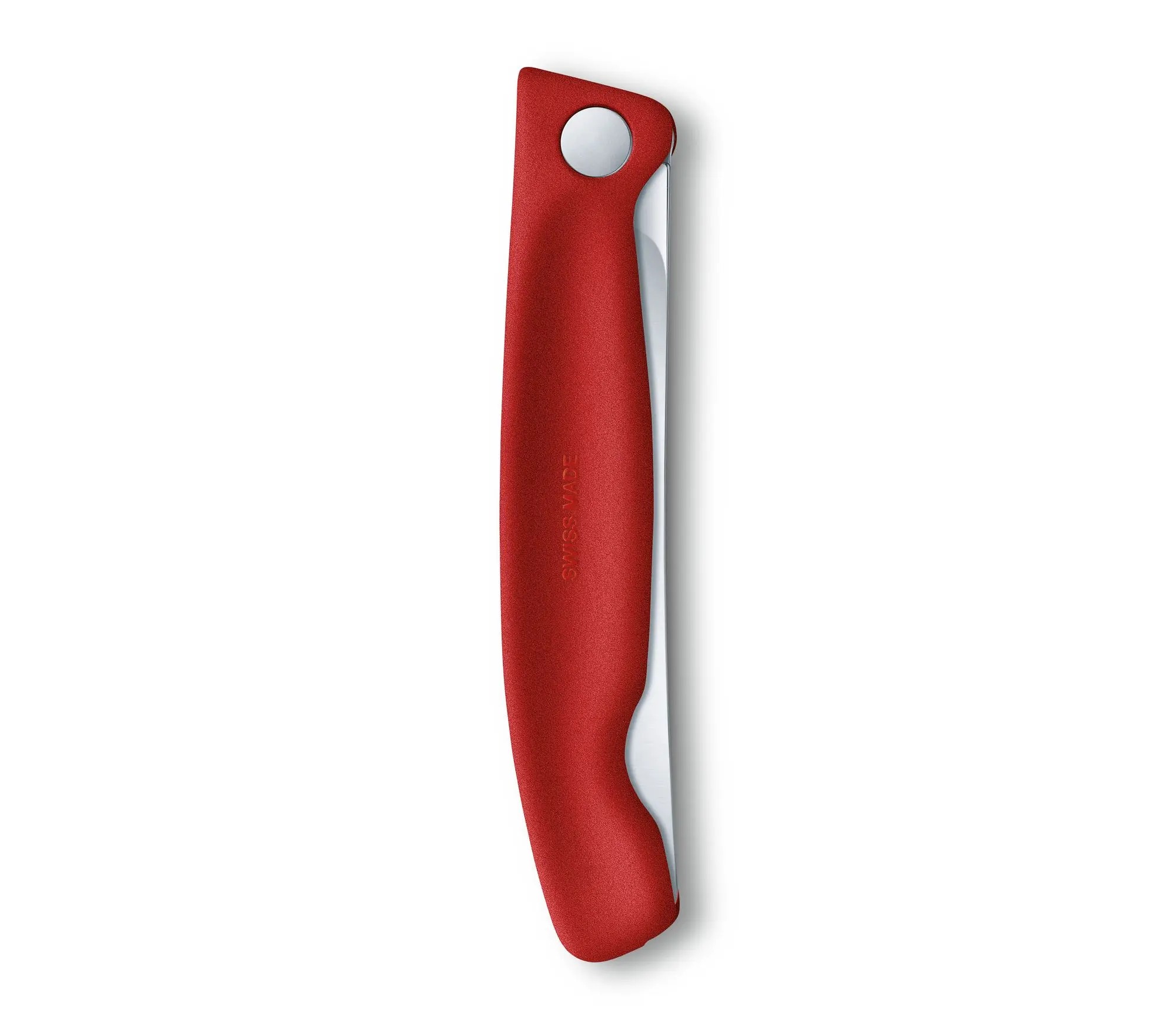 Victorinox - Dao bếp Swiss Classic Foldable Paring Knife màu Đỏ (Lưỡi thẳng, 11cm)