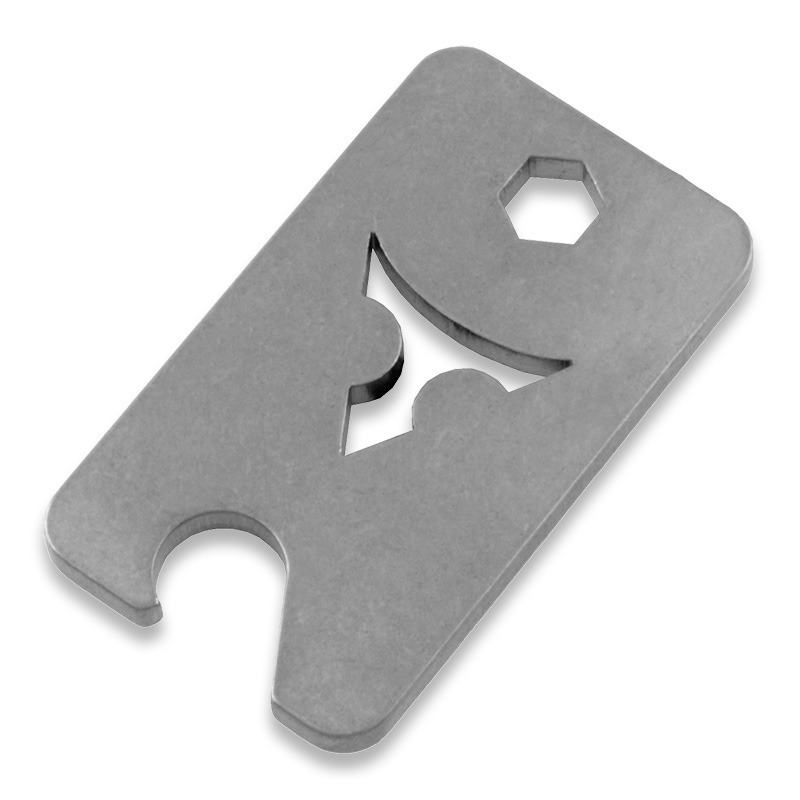 Audacious Concept Dog Tag Opener, Stainless ( thẻ đa năng chất liệu thép không rỉ )