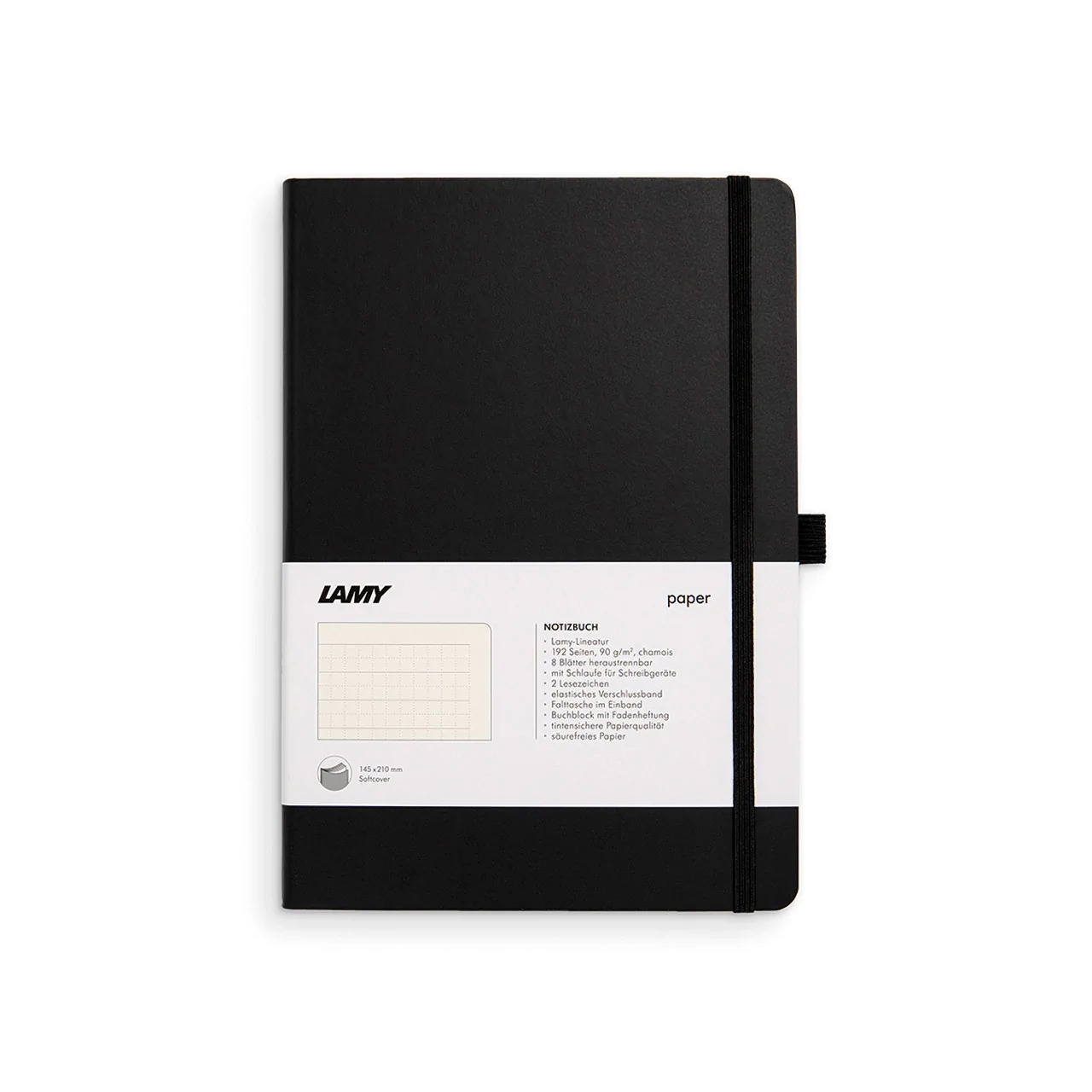 Sổ Lamy - B3 Softcover - A5 All Black(có dòng kẻ)