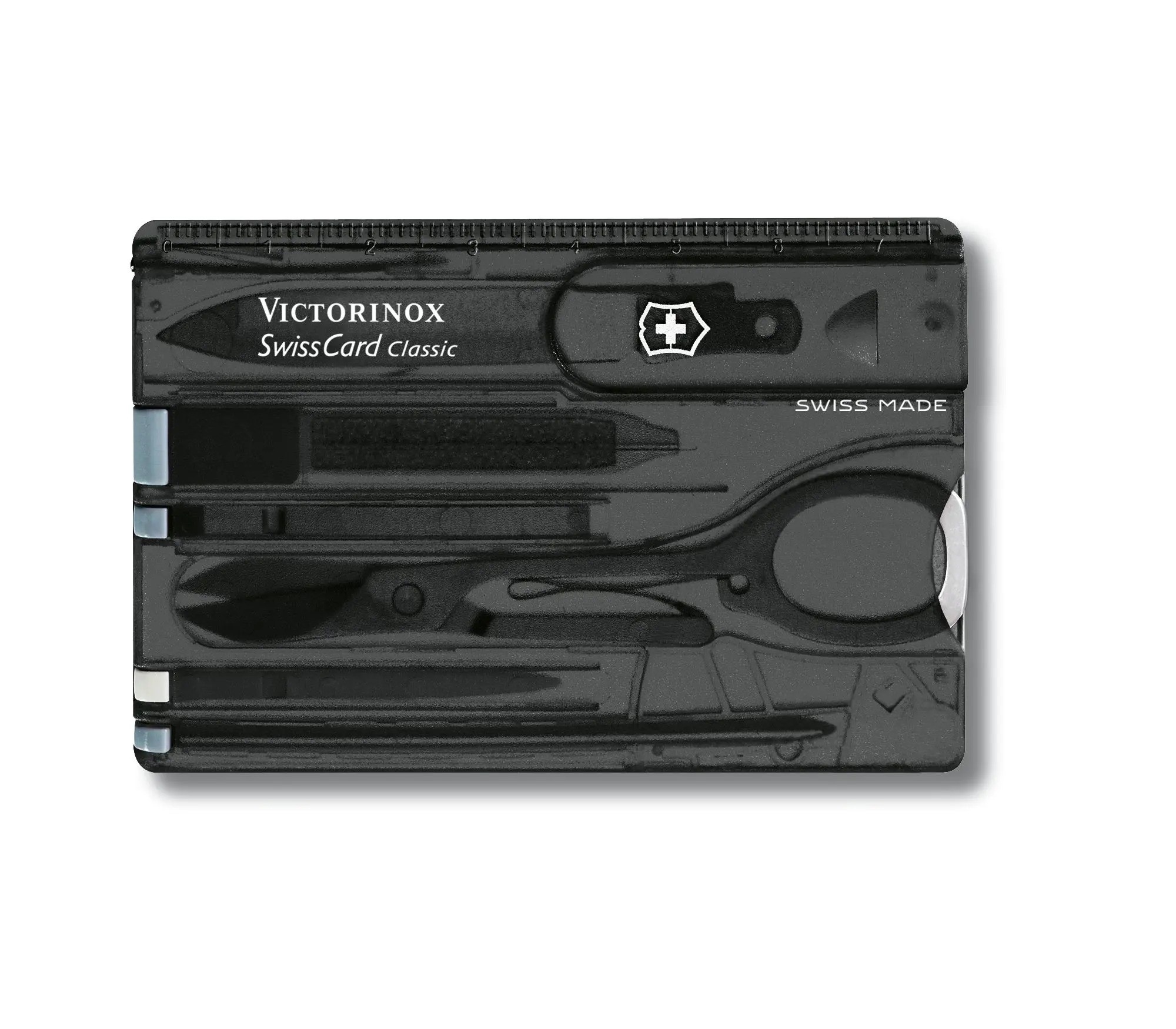 Thẻ đa năng Victorinox - Swisscard Classic Onyx (Màu đen trong)