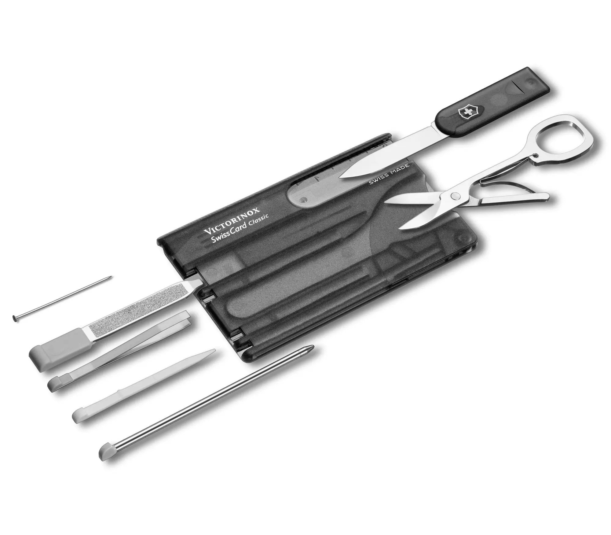 Thẻ đa năng Victorinox - Swisscard Classic Onyx (Màu đen trong)