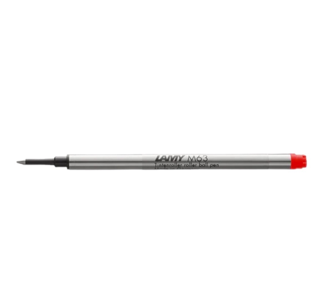 Ruột mực Dạ - Lamy M63 màu đỏ Red (cho Bút dạ có nắp - Tintenroller Rollerball Pens)