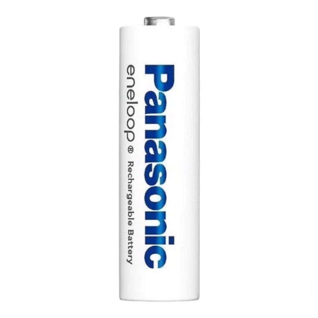 (01 viên) Pin sạc Eneloop Panasonic AA màu trắng (Phiên bản nội địa Nhật Bản - Min 1900 mAh - 2100 lần sạc - Điện áp 1,2v - 1,5v)