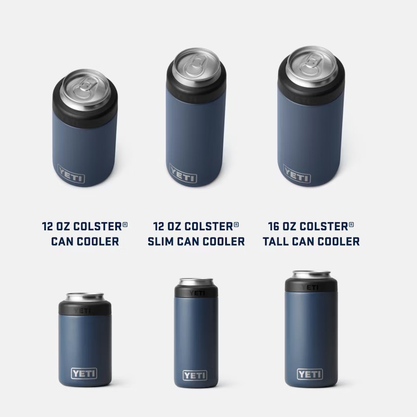 Bình giữ nhiệt lon nước Yeti Rambler Colster Tall Can Cooler 16oz  | 473ml (màu Navy)