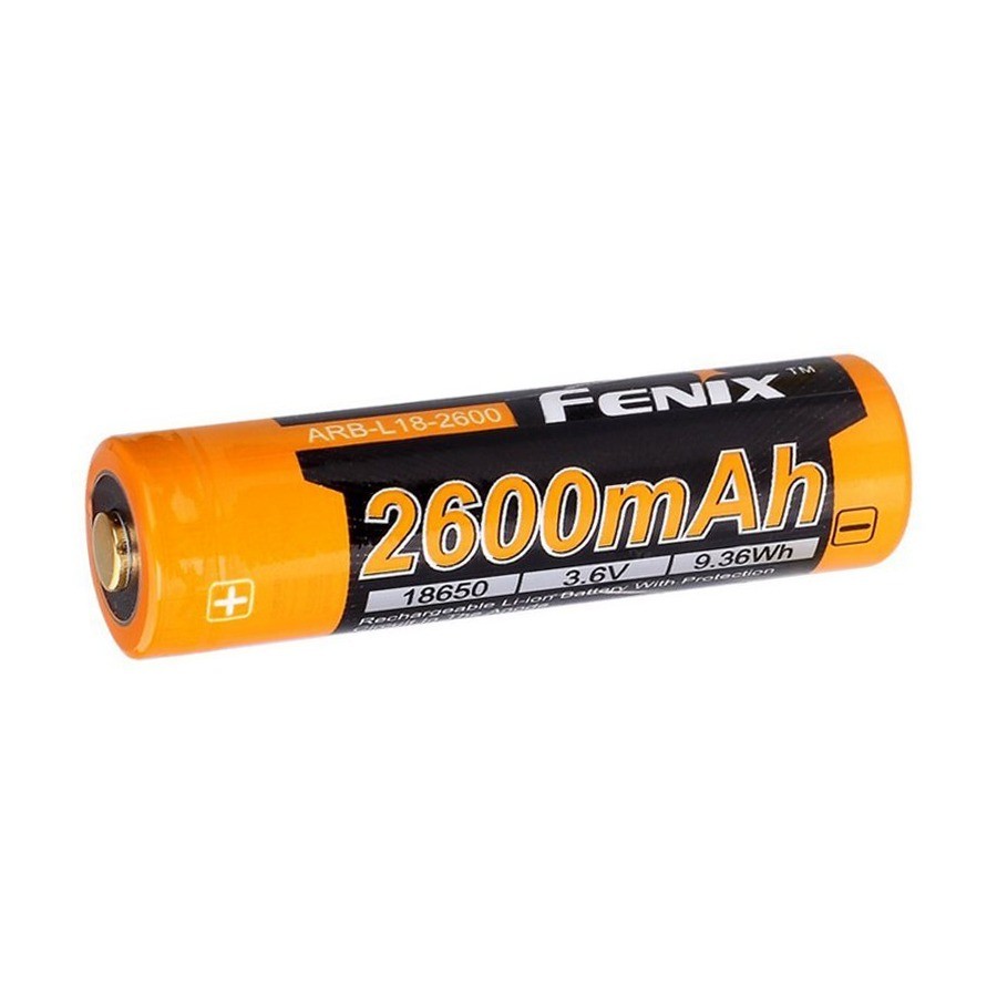 (01 viên) Pin sạc Fenix 18650 - ARB-L18 - 2600 mAh (New 2017 - Màu da cam)