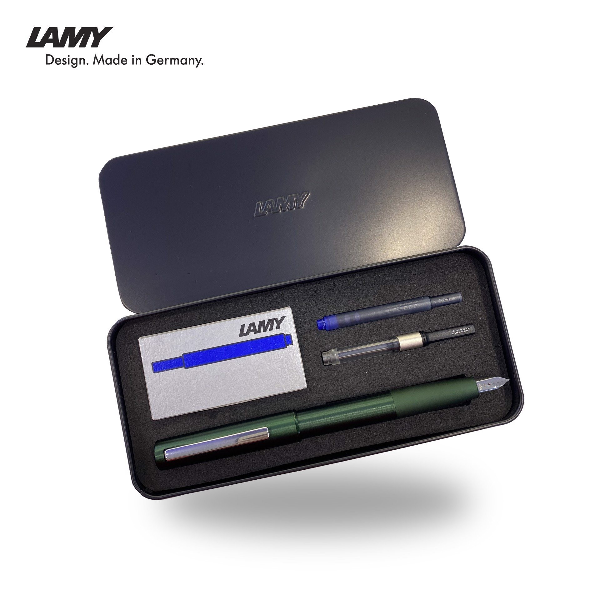 Bộ Quà Tặng - Lamy Aion - Darkgreen (Limited Edition 2021) - Ngòi F