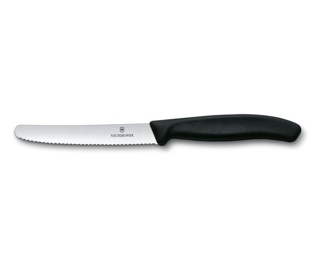 Dao Bếp Victorinox 6.7833 Lưỡi răng cưa 11cm màu Đen