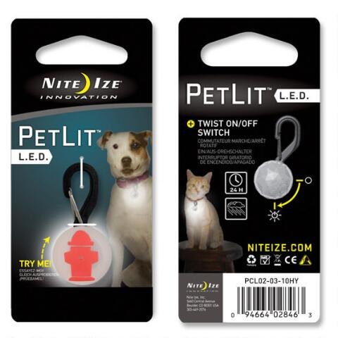 Nite Ize - Móc Khóa Pcl02-03-10Hy - Đèn Led Petlit(Nite Ize - Móc Khóa Pcl02-03-10Hy - Đèn Led Petlit( Màu Đỏ)