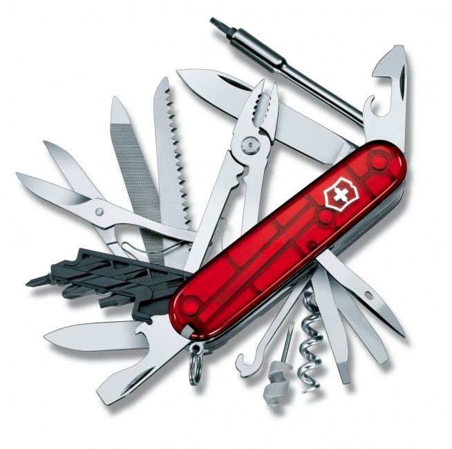 Dụng cụ đa năng Victorinox - 91mm - Cybertool L ( 41 chức năng - red trans)