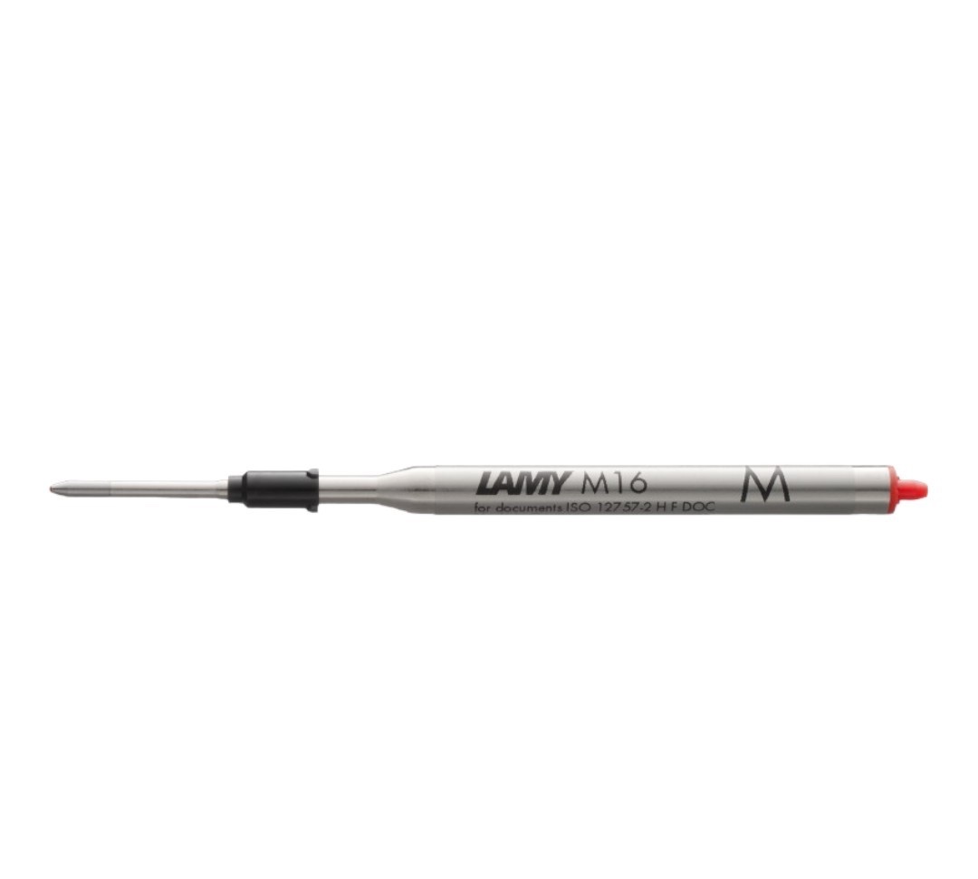 Ruột mực Bi - Lamy M16 Red màu đỏ - size M 1.0mm