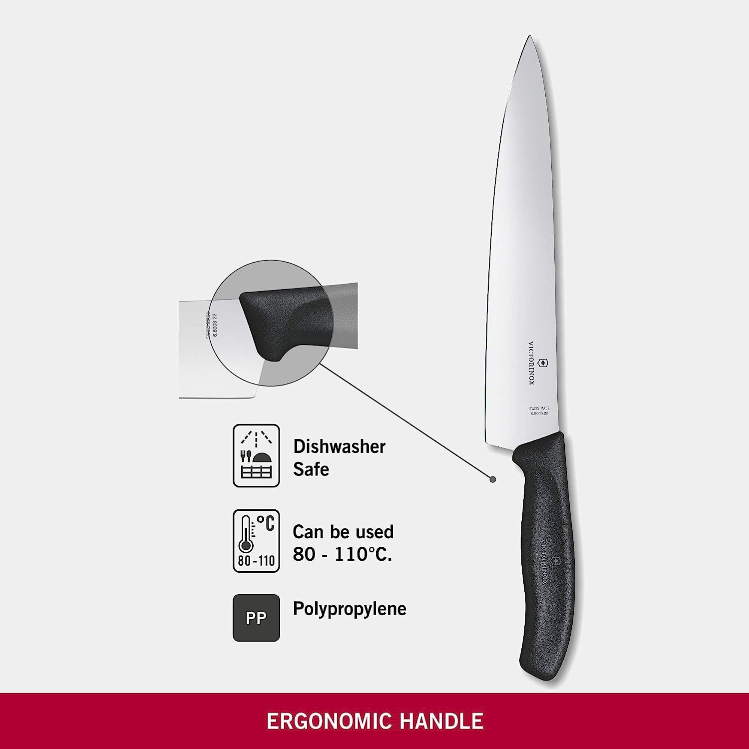 Victorinox - Dao bếp Swiss Classic Carving Knife (Professional Fibrox handle, 22cm)