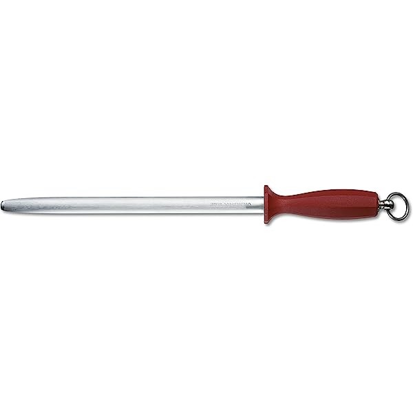 Dụng Cụ Mài Dao Victorinox 7.8623 Butcher Sharpening Steel, Red