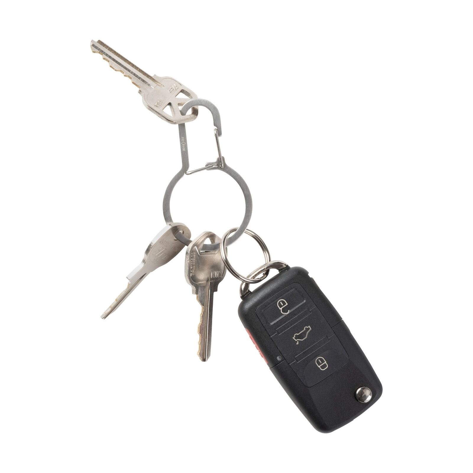 Nite Ize - Móc khóa DDK-11-R3 - DualPass Dual Chamber Key Ring