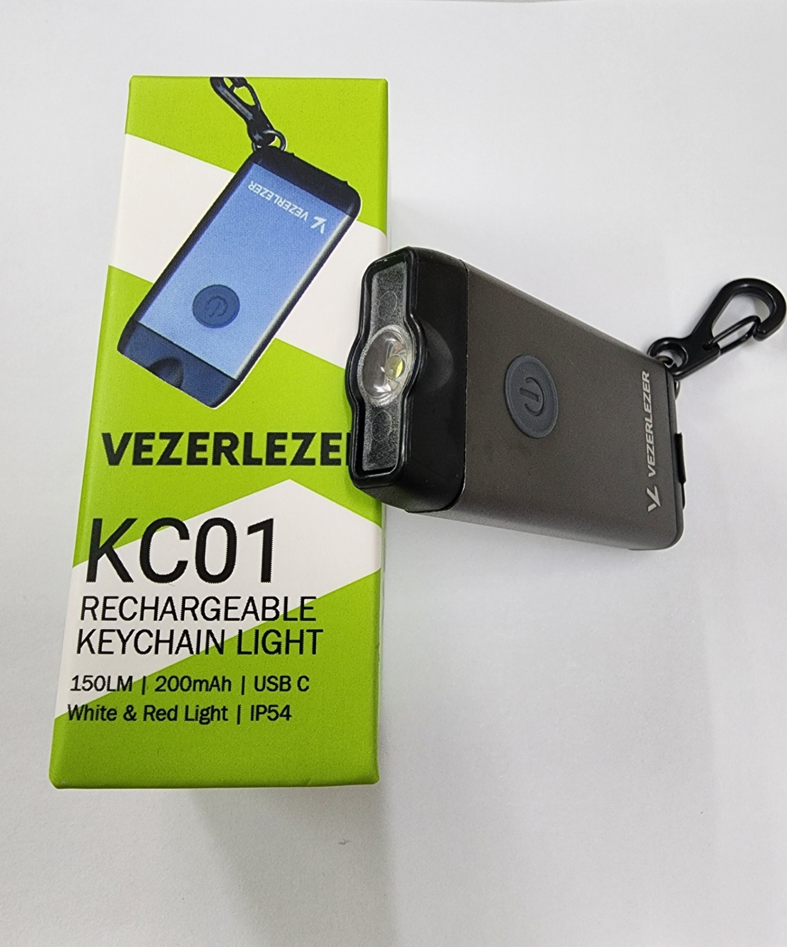 Đèn pin móc khóa VEZERLEZER KC01 (150 Lumens)