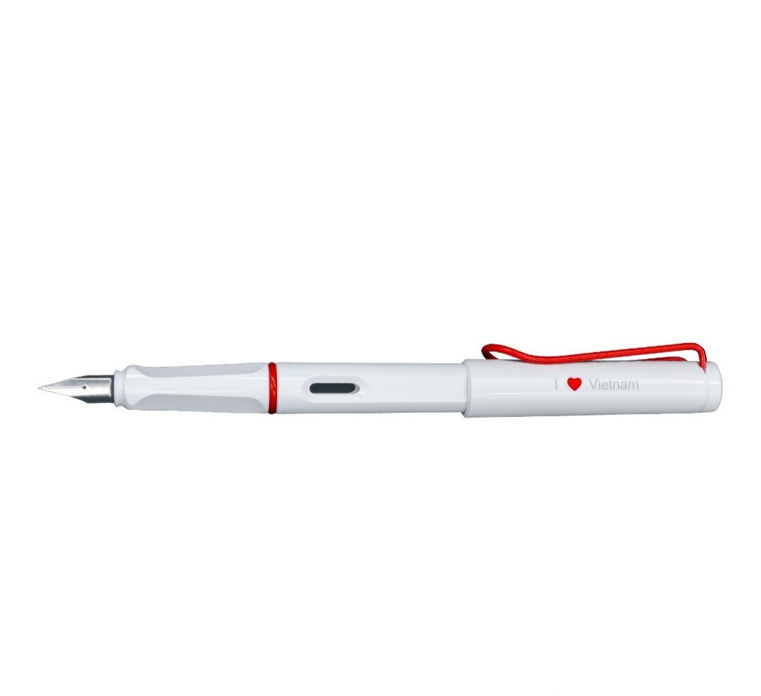 Bút máy - Lamy Safari - White/Red - ILoveVN (Limited Edition 2021 )