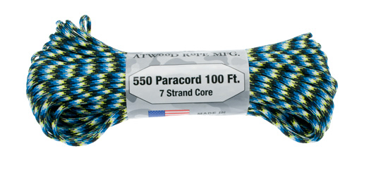 Atwood Rope - Dây Paracord 550lbs cuộn 30m màu Blue Snake