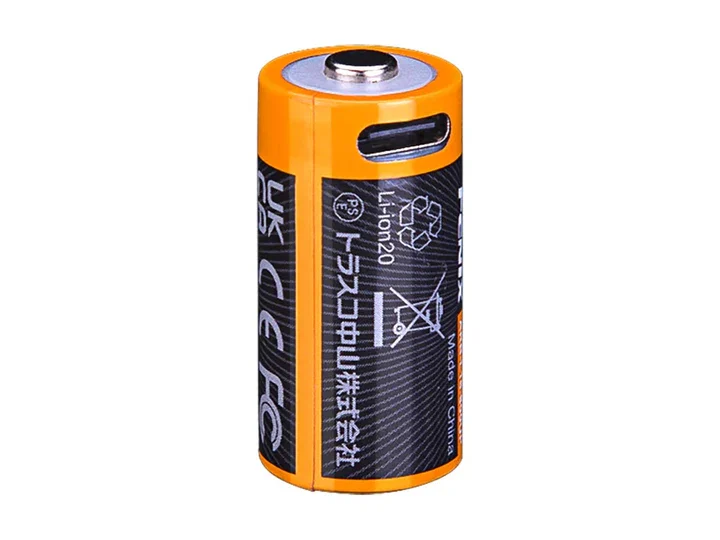 (01 viên) Pin sạc Fenix 16340 - ARB-L16-800U ( 800 mAh - tích hợp sạc trên thân pin )