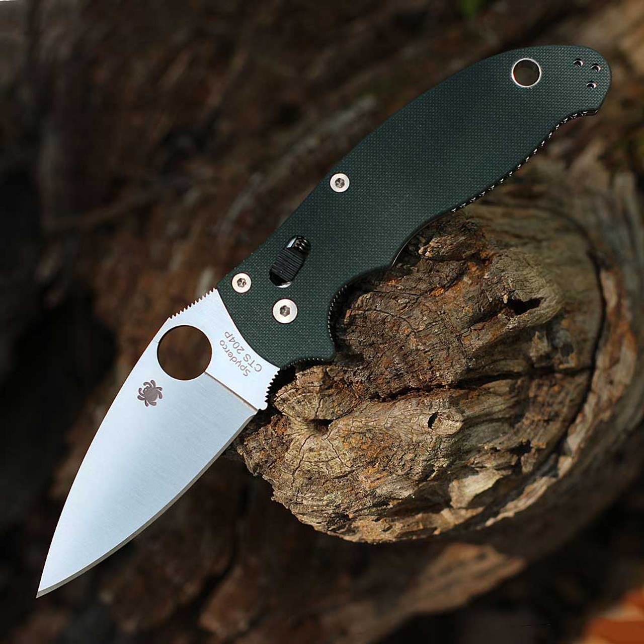 Spyderco Manix 2 Exclusive Manix 2 Forest Green G-10