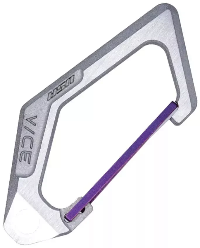 KeyBar - KeyVice Carabiner Purple AL-TI-KV