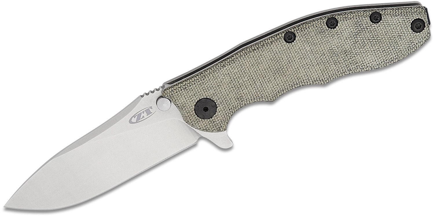 Zero Tolerance - Hinderer 0562 cán Micarta siêu thép CPM - Magnacut