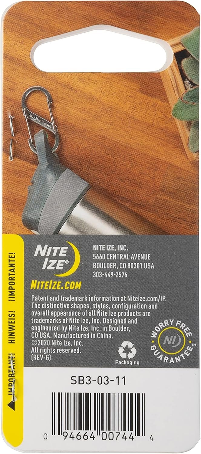 Nite Ize - Móc khóa SB3-03-11 - S-Biner Size 3 (Thép không gỉ)