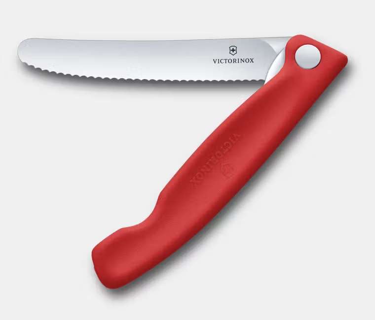 Dao Xếp Victorinox lưỡi răng cưa 11cm (Mẫu Mới) - Nhiều màu