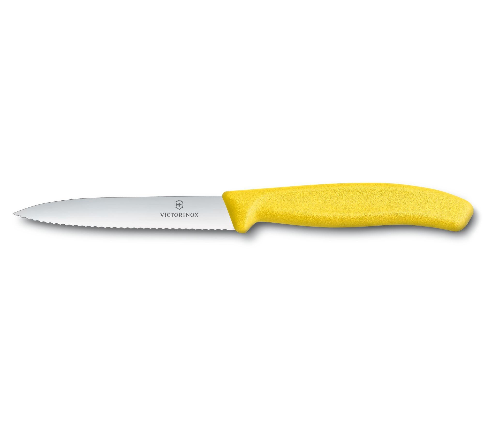 Victorinox - Dao bếp Paring Knives (wavy edge - lưỡi răng cưa 10cm) Nhiều Màu