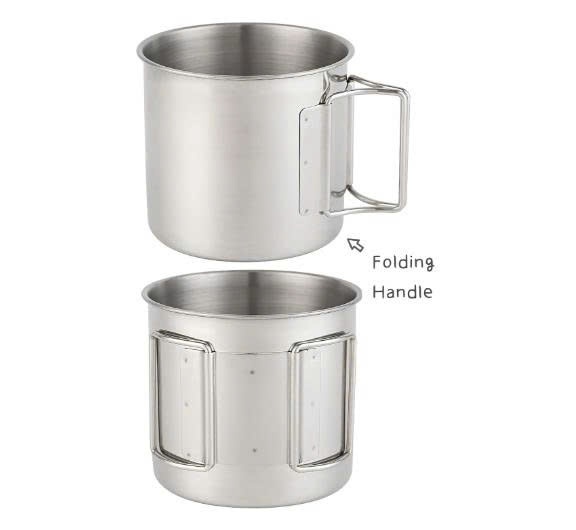 Stainless Steel Camping Mugs- 600ML