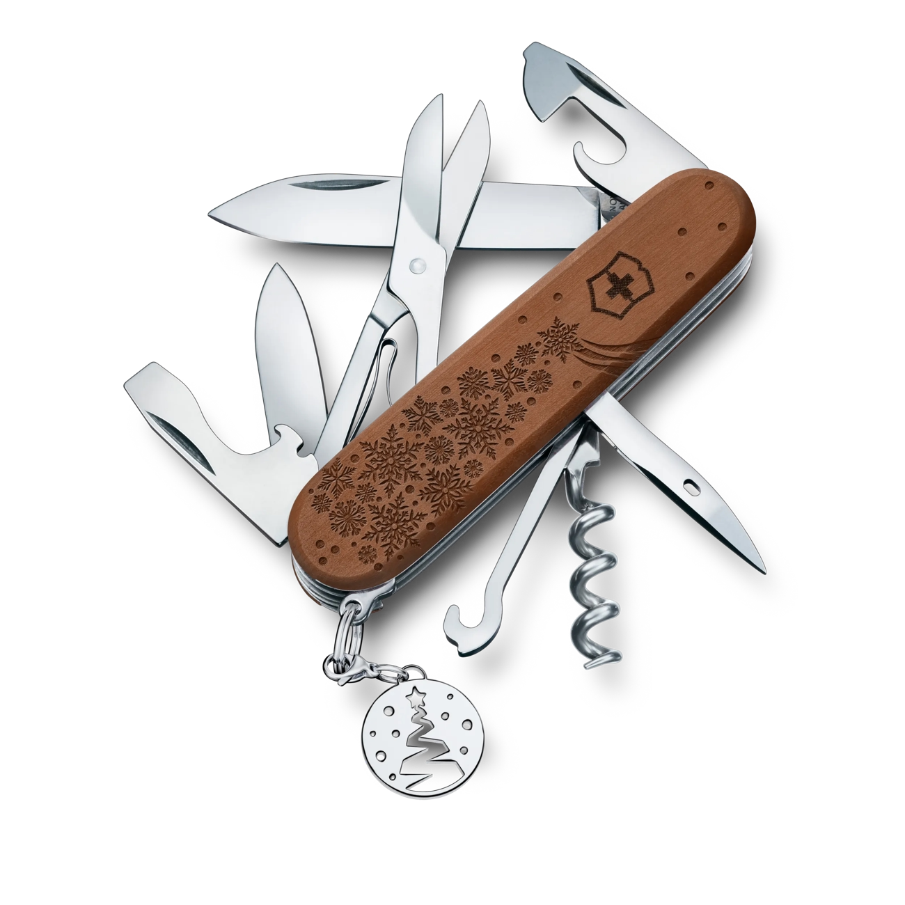 Dụng Cụ Đa Năng Victorinox - 91mm - Climber Wood (Winter Magic Limited Edition 2025)