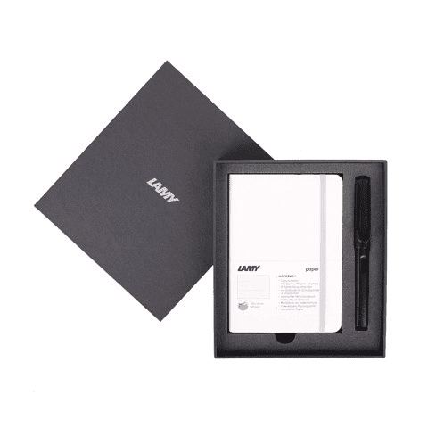 Bộ quà tặng - Lamy sổ Notebook A6 Softcover (White) + Bút máy Lamy Al-Star (Nhiều màu)