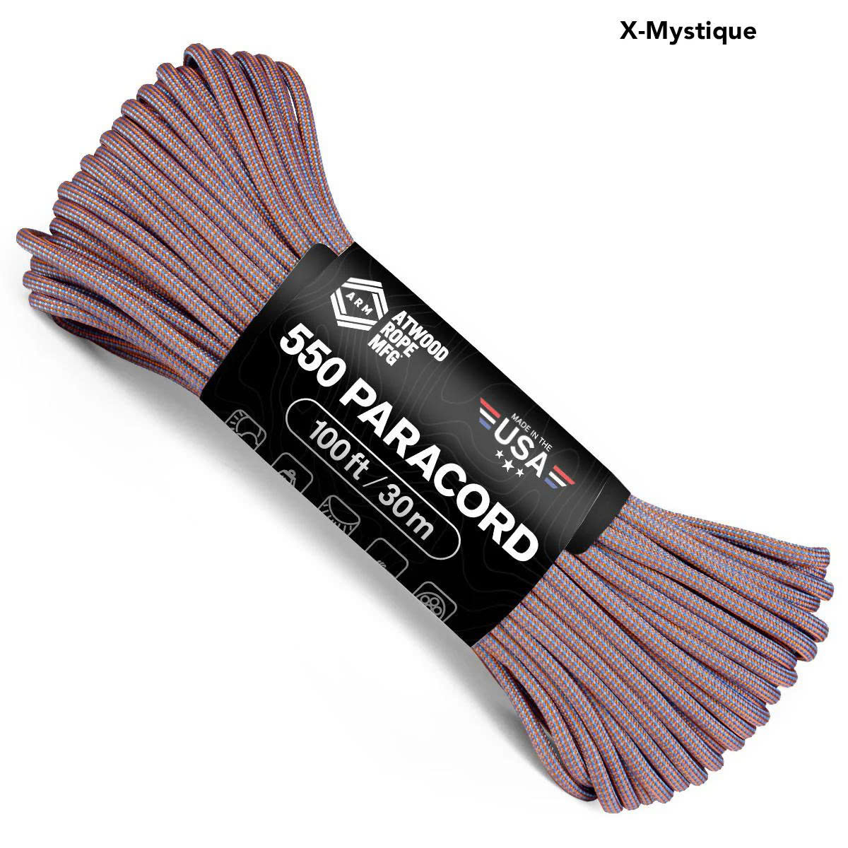 Atwood Rope - Dây Paracord 550lbs cuộn 30m màu MYSTIQUE