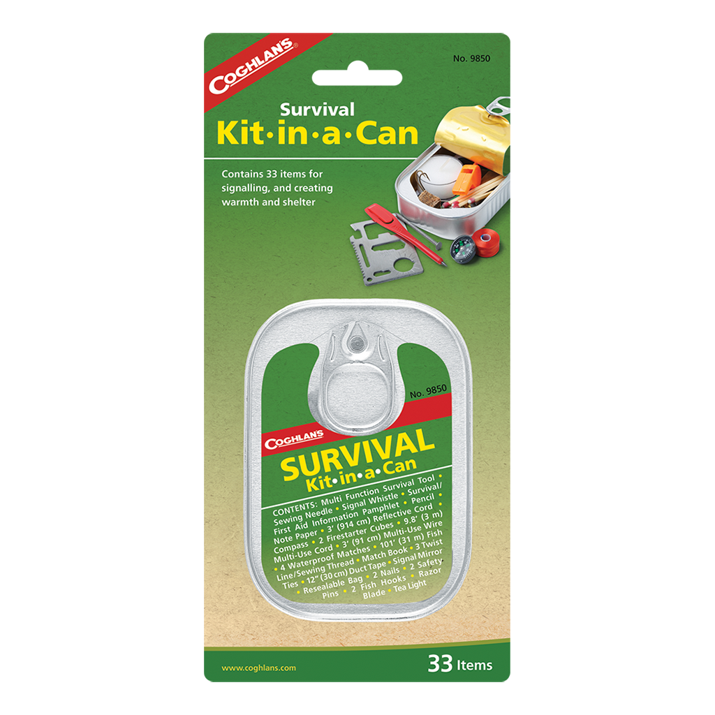 BỘ DỤNG CỤ SINH TỒN COGHLAN'S SURVIVAL KIT-IN-A-CAN CGN9850
