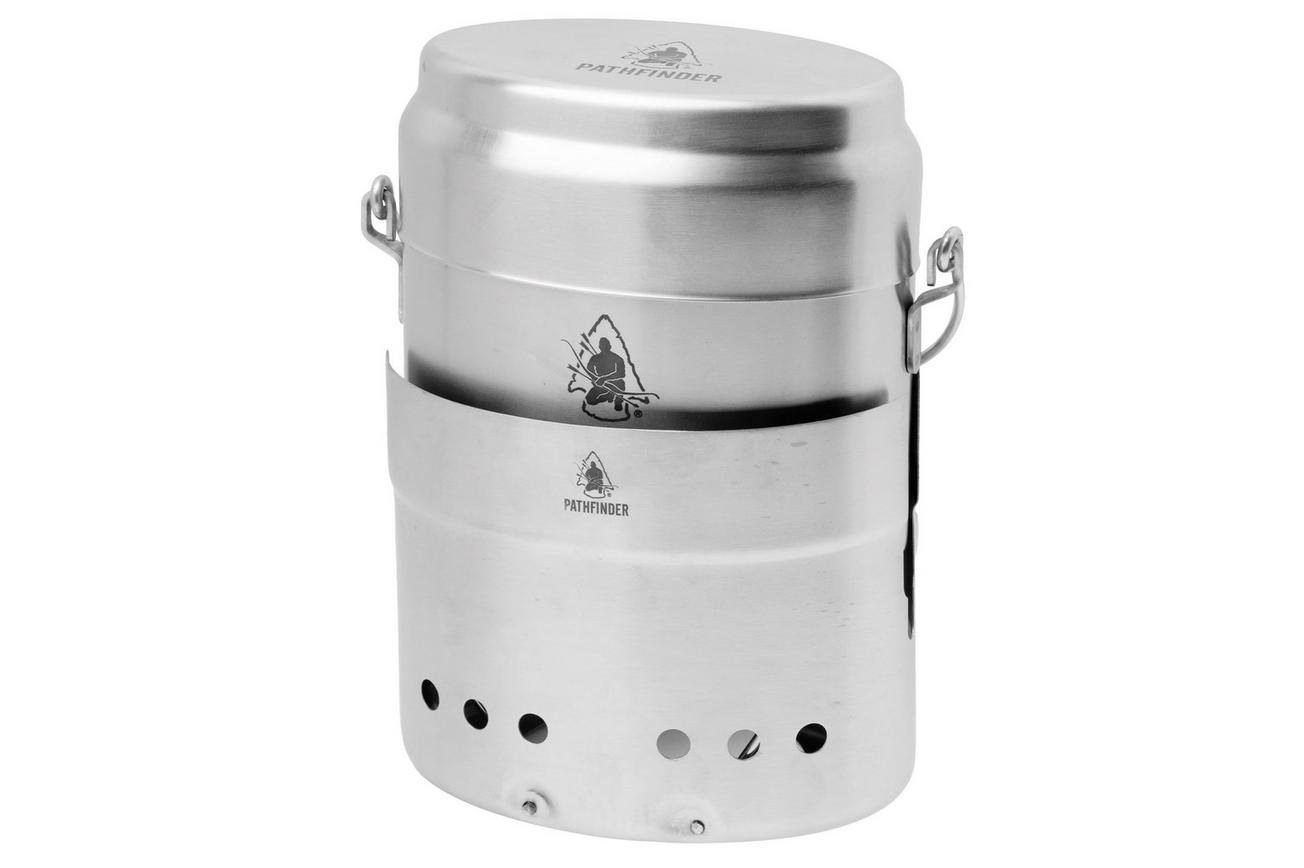 Bộ dụng cụ nấu ăn dã ngoại Pathfinder M40 Cook Set PTH050 (Thép không gỉ)
