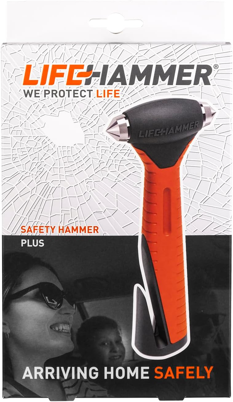 Búa thoát hiểm màu cam Lifehammer Safety Hammer Plus