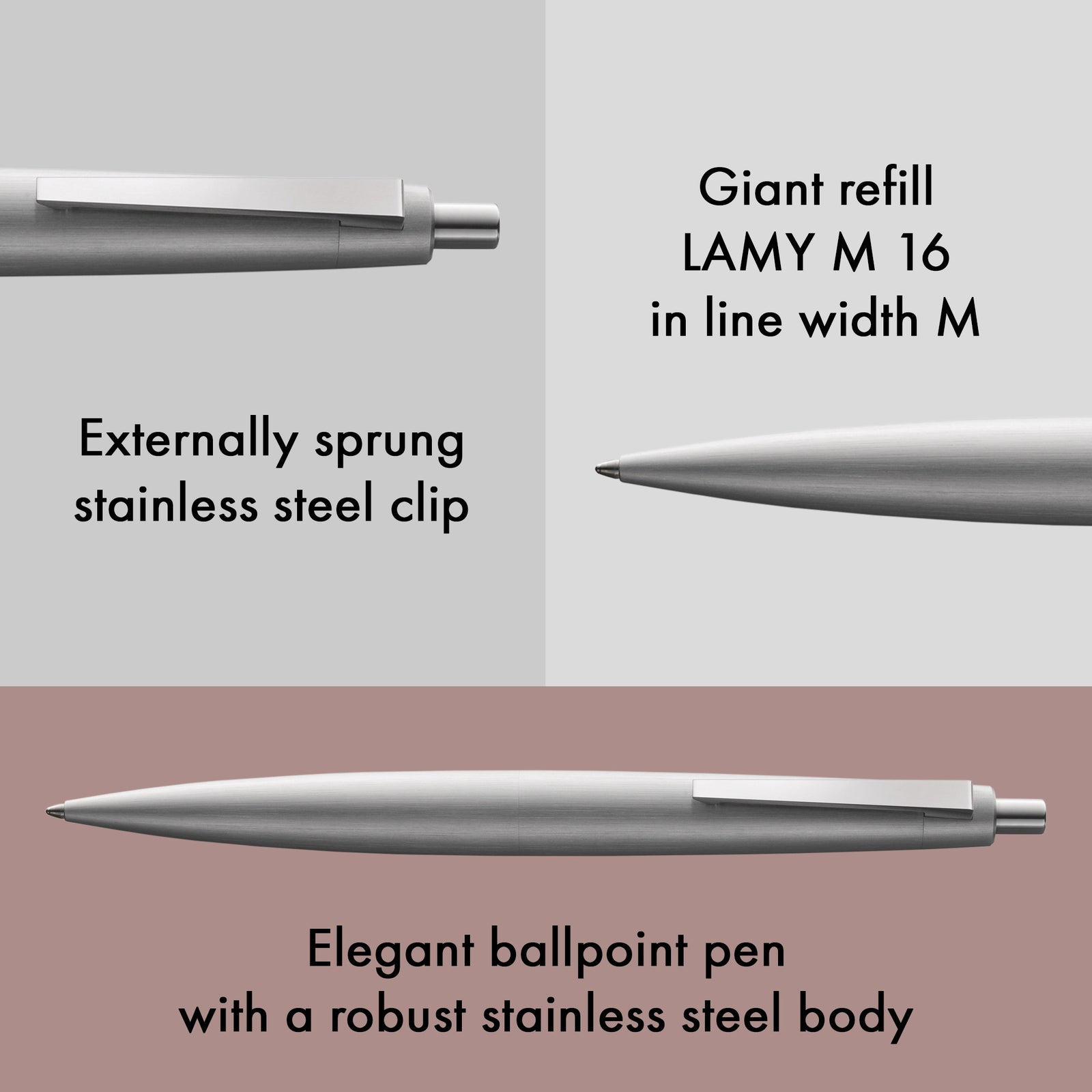 Bút bi - Lamy 2000 - Metal