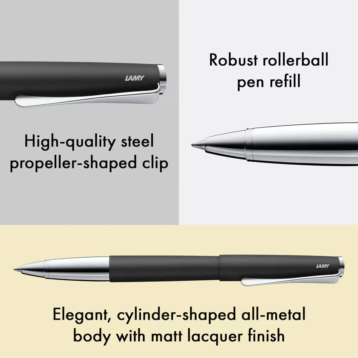 Bút bi nước - Lamy Studio - Black