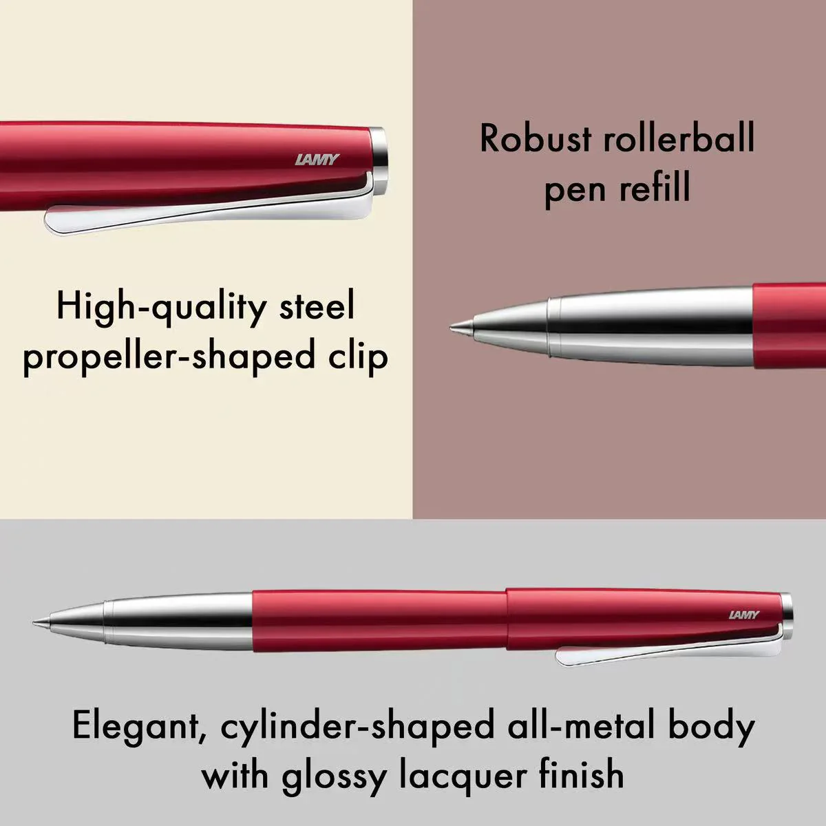 Bút bi nước - Lamy Studio - Piano Red
