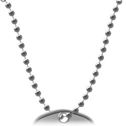 Combo DogTag - 01 Dây bi 60cm + 01 Dây bi 12 cm (Có khóa chốt - Made in USA)