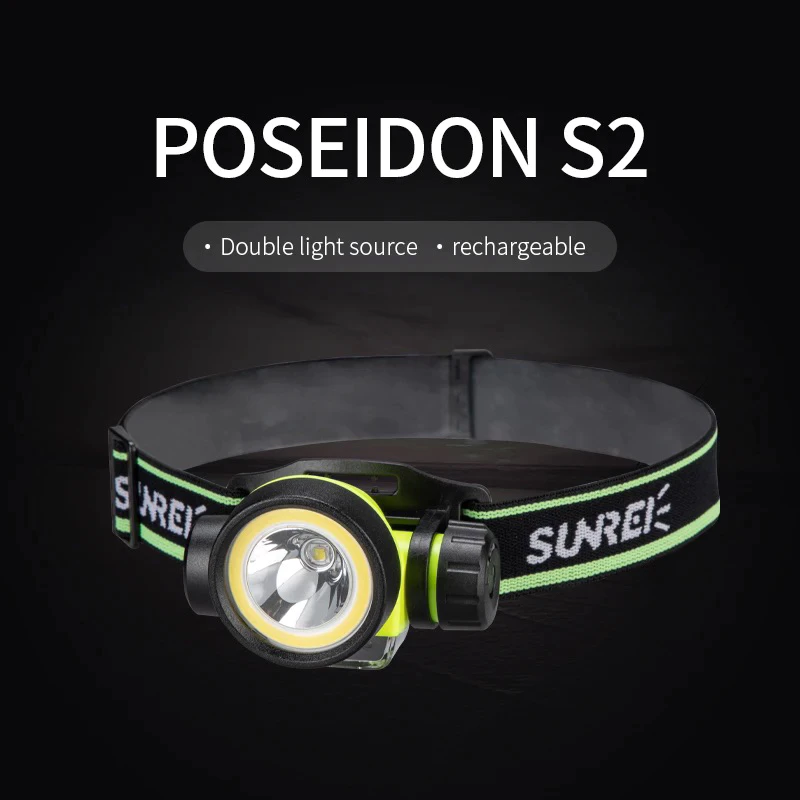 ĐÈN PIN ĐỘI ĐẦU SUNREI POSEIDON S2 (520lumen)
