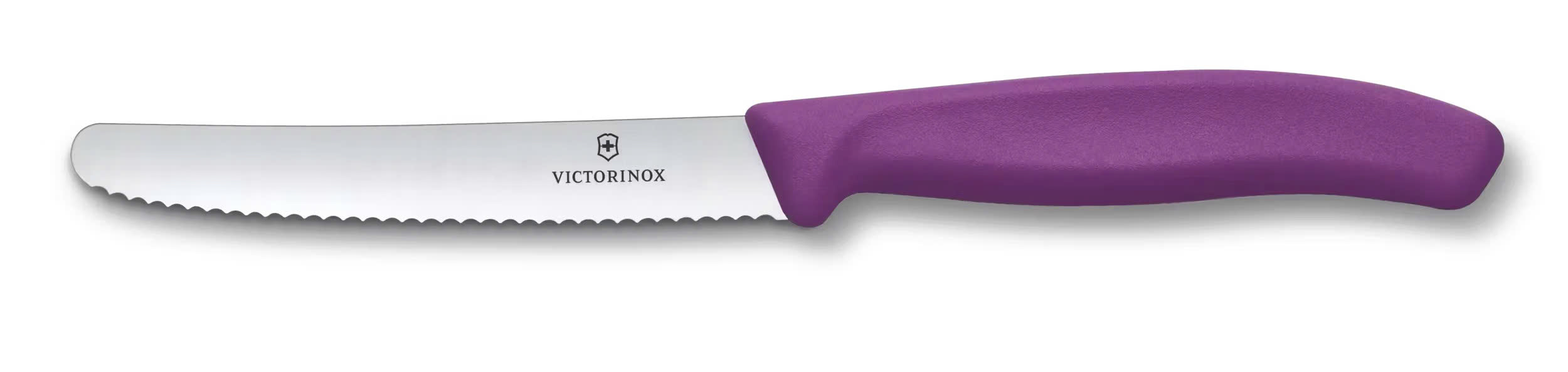 Dao Bếp Victorinox 6.7835.C1 Lưỡi răng cưa 11cm màu Tím